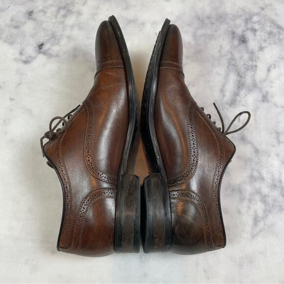 To Boot New York David Brown Leather Brogue Lace Up Oxfords - Picture 6 of 10
